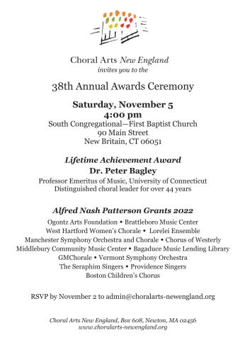 Awards Ceremomy 2022 Invitation